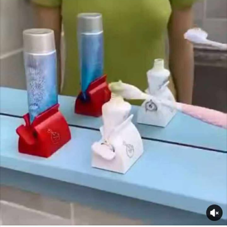 Toothpaste Squeezer Rolling Tube Toothpaste Dispenser
